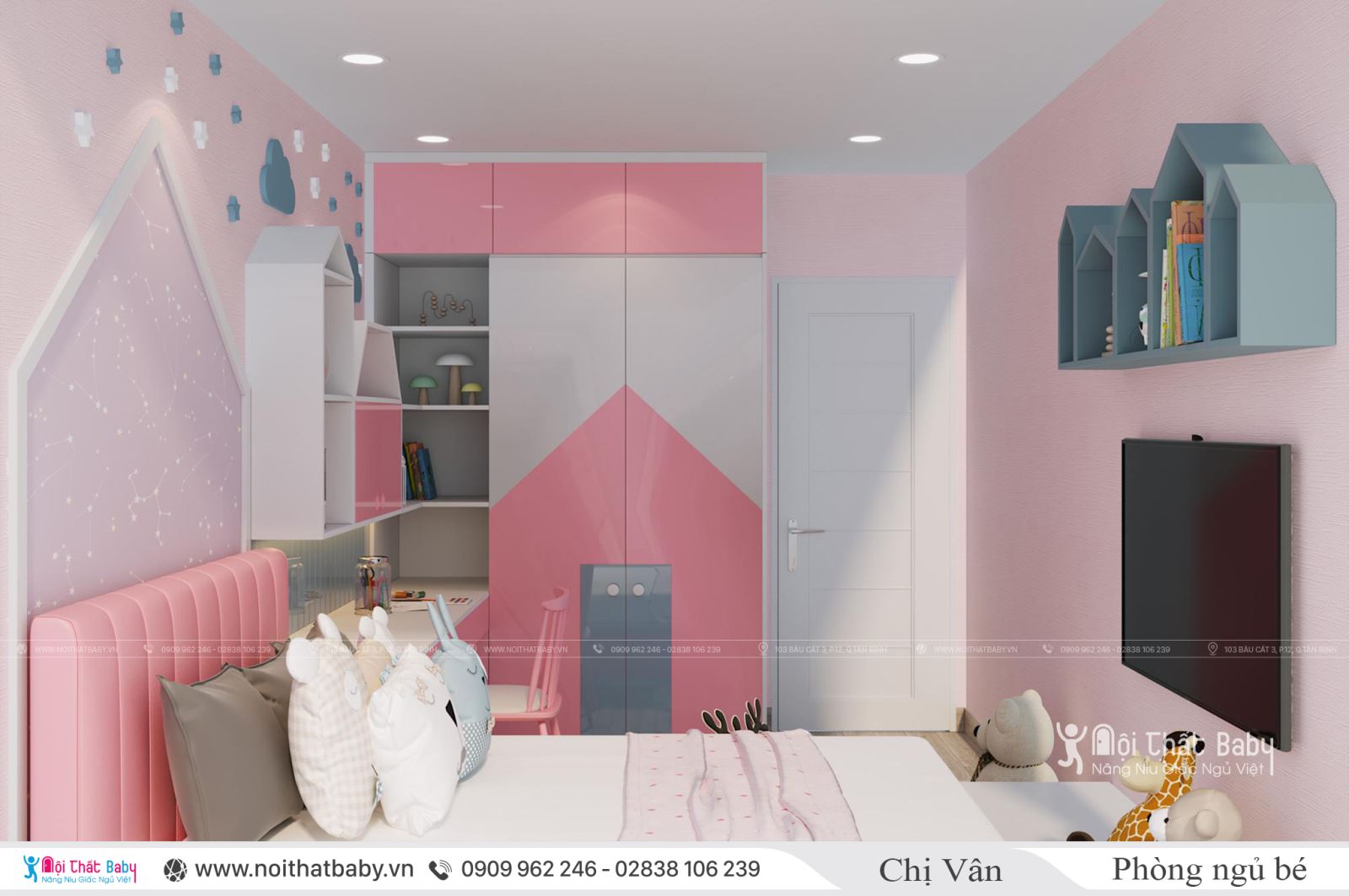 Thiết kế nội thất nguyên căn hiện đại tại Emerald Celadon City 106m2